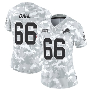 Limited Joe Dahl Women's Detroit Lions 2024 Salute to Service Jersey - Arctic Camo