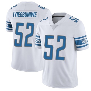 Limited Joel Iyiegbuniwe Men's Detroit Lions Vapor Untouchable Jersey - White