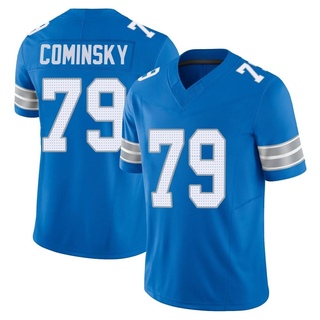 Limited John Cominsky Men's Detroit Lions Vapor F.U.S.E. 2nd Jersey - Blue