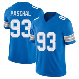 Limited Josh Paschal Men's Detroit Lions Vapor F.U.S.E. 2nd Jersey - Blue