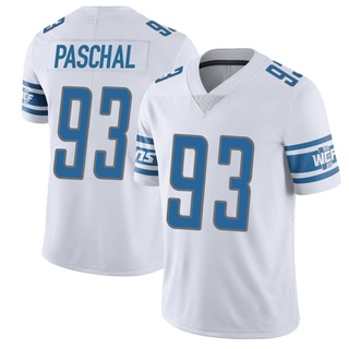 Limited Josh Paschal Men's Detroit Lions Vapor Untouchable Jersey - White