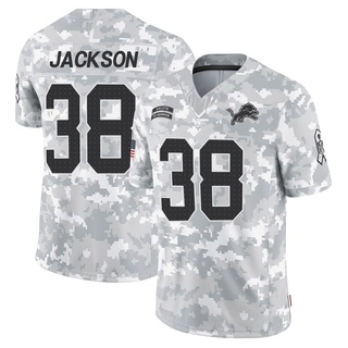 Limited Justin Jackson Men's Detroit Lions 2024 Salute to Service Jersey - Arctic Camo