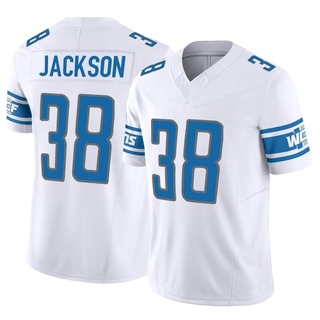 Limited Justin Jackson Men's Detroit Lions Vapor F.U.S.E. Jersey - White