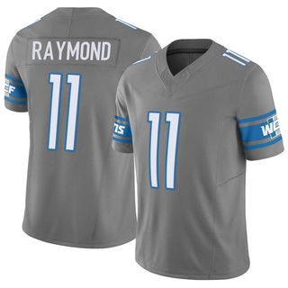 Limited Kalif Raymond Men's Detroit Lions Silver Vapor F.U.S.E. Jersey