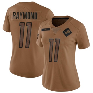 Limited Kalif Raymond Women's Detroit Lions 2023 Salute To Service Jersey - Brown