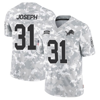 Limited Kerby Joseph Men's Detroit Lions 2024 Salute to Service Jersey - Arctic Camo