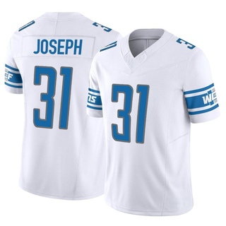 Limited Kerby Joseph Men's Detroit Lions Vapor F.U.S.E. Jersey - White