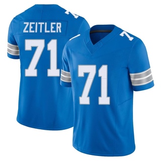 Limited Kevin Zeitler Men's Detroit Lions Vapor F.U.S.E. 2nd Jersey - Blue