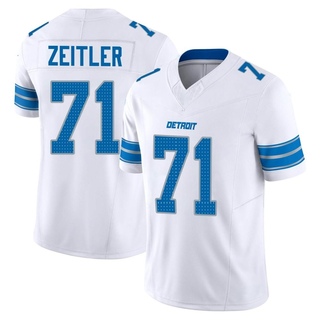 Limited Kevin Zeitler Men's Detroit Lions Vapor F.U.S.E. 2nd Jersey - White