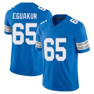 Limited Kingsley Eguakun Men's Detroit Lions Vapor F.U.S.E. 2nd Jersey - Blue