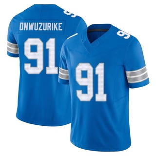 Limited Levi Onwuzurike Men's Detroit Lions Vapor F.U.S.E. 2nd Jersey - Blue