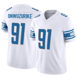 Limited Levi Onwuzurike Men's Detroit Lions Vapor F.U.S.E. Jersey - White