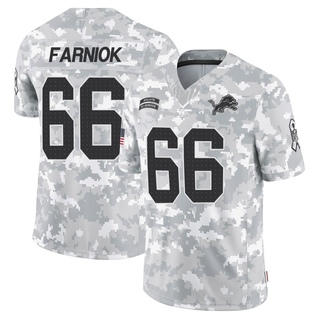 Limited Matt Farniok Men's Detroit Lions 2024 Salute to Service Jersey - Arctic Camo