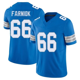 Limited Matt Farniok Men's Detroit Lions Vapor F.U.S.E. 2nd Jersey - Blue