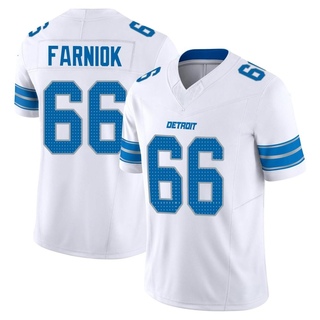 Limited Matt Farniok Men's Detroit Lions Vapor F.U.S.E. 2nd Jersey - White