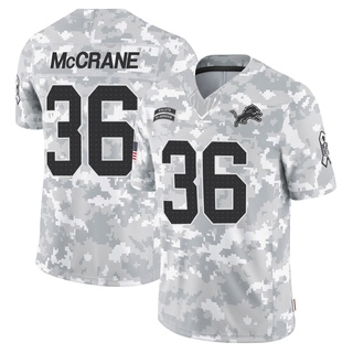 Limited Matt McCrane Men's Detroit Lions 2024 Salute to Service Jersey - Arctic Camo