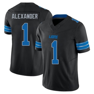 Limited Maurice Alexander Men's Detroit Lions Alternate Vapor F.U.S.E. 2nd Jersey - Black