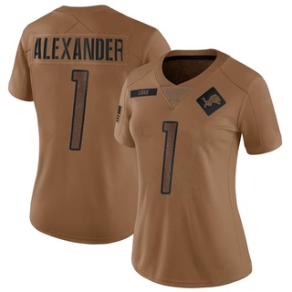 Limited Maurice Alexander Women's Detroit Lions 2023 Salute To Service Jersey - Brown