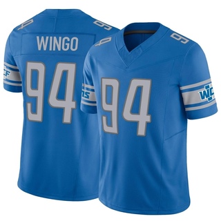 Limited Mekhi Wingo Men's Detroit Lions Vapor F.U.S.E. Jersey - Blue