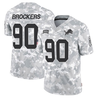 Limited Michael Brockers Men's Detroit Lions 2024 Salute to Service Jersey - Arctic Camo