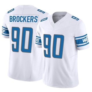 Limited Michael Brockers Men's Detroit Lions Vapor F.U.S.E. Jersey - White