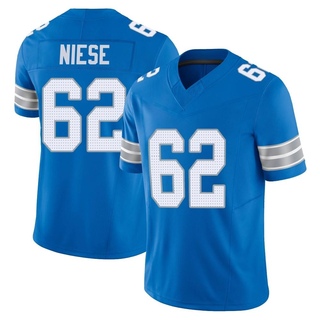 Limited Michael Niese Men's Detroit Lions Vapor F.U.S.E. 2nd Jersey - Blue