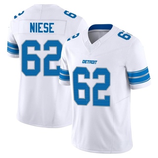 Limited Michael Niese Men's Detroit Lions Vapor F.U.S.E. 2nd Jersey - White