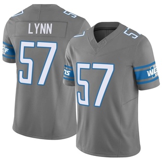 Limited Nate Lynn Men's Detroit Lions Silver Vapor F.U.S.E. Jersey