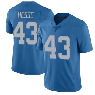 Limited Parker Hesse Men's Detroit Lions Throwback Vapor Untouchable Jersey - Blue