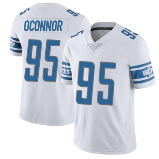 Limited Pat O'Connor Men's Detroit Lions Vapor Untouchable Jersey - White