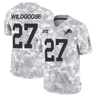 Limited Rachad Wildgoose Men's Detroit Lions 2024 Salute to Service Jersey - Arctic Camo