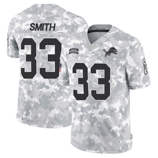 Limited Rodney Smith Men's Detroit Lions 2024 Salute to Service Jersey - Arctic Camo