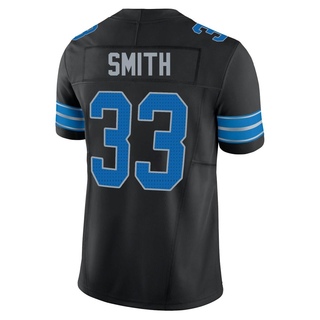 Limited Rodney Smith Men's Detroit Lions Alternate Vapor F.U.S.E. 2nd Jersey - Black