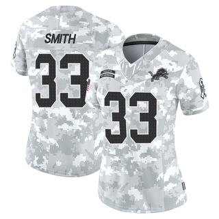 Limited Rodney Smith Women's Detroit Lions 2024 Salute to Service Jersey - Arctic Camo