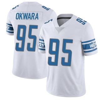 Limited Romeo Okwara Men's Detroit Lions Vapor Untouchable Jersey - White