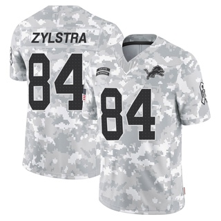 Limited Shane Zylstra Men's Detroit Lions 2024 Salute to Service Jersey - Arctic Camo