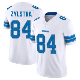 Limited Shane Zylstra Men's Detroit Lions Vapor F.U.S.E. 2nd Jersey - White