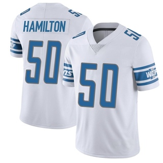 Limited Shaun Dion Hamilton Men's Detroit Lions Vapor Untouchable Jersey - White