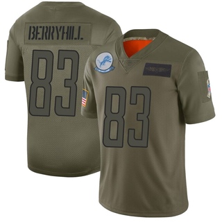 Limited Stanley Berryhill Men's Detroit Lions 2019 Salute to Service Jersey - Camo