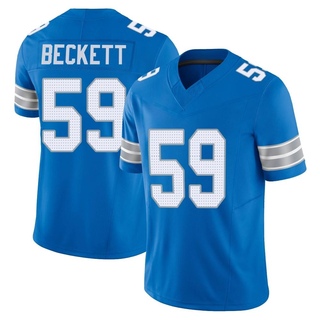 Limited Tavante Beckett Men's Detroit Lions Vapor F.U.S.E. 2nd Jersey - Blue