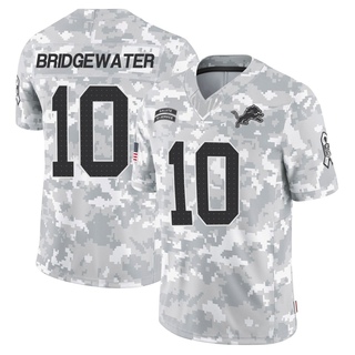 Limited Teddy Bridgewater Men's Detroit Lions 2024 Salute to Service Jersey - Arctic Camo