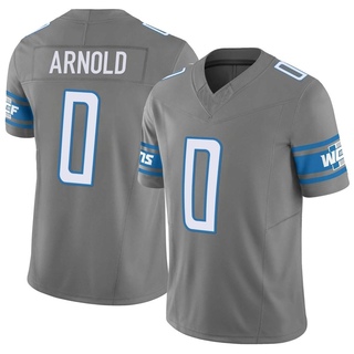 Limited Terrion Arnold Men's Detroit Lions Silver Vapor F.U.S.E. Jersey