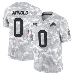 Limited Terrion Arnold Youth Detroit Lions 2024 Salute to Service Jersey - Arctic Camo