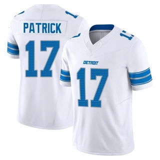 Limited Tim Patrick Men's Detroit Lions Vapor F.U.S.E. 2nd Jersey - White