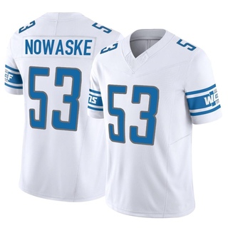 Limited Trevor Nowaske Men's Detroit Lions Vapor F.U.S.E. Jersey - White