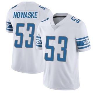 Limited Trevor Nowaske Men's Detroit Lions Vapor Untouchable Jersey - White