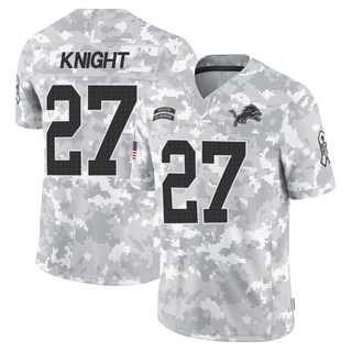 Limited Zonovan Knight Youth Detroit Lions 2024 Salute to Service Jersey - Arctic Camo